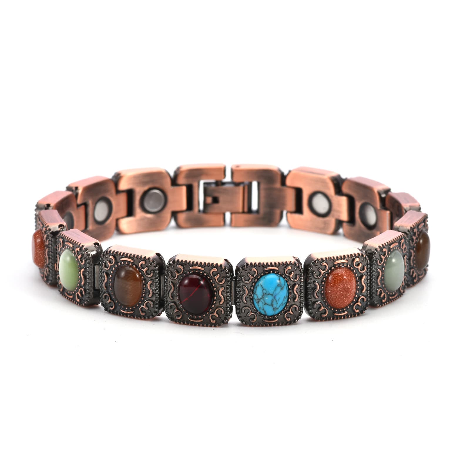 New Style Diamond-Encrusted Fashion Magnetic Non-Inlaid Bracelet Hot Sale