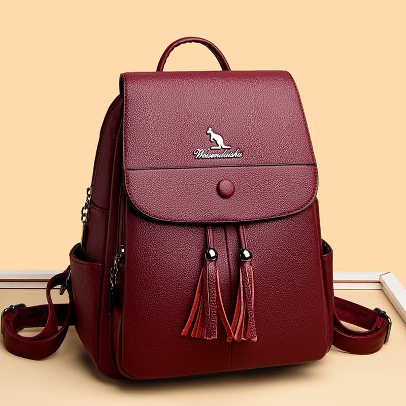 Women's backpack 2023 autumn and winter new fashion all-match portable shoulder bag exquisite backpack