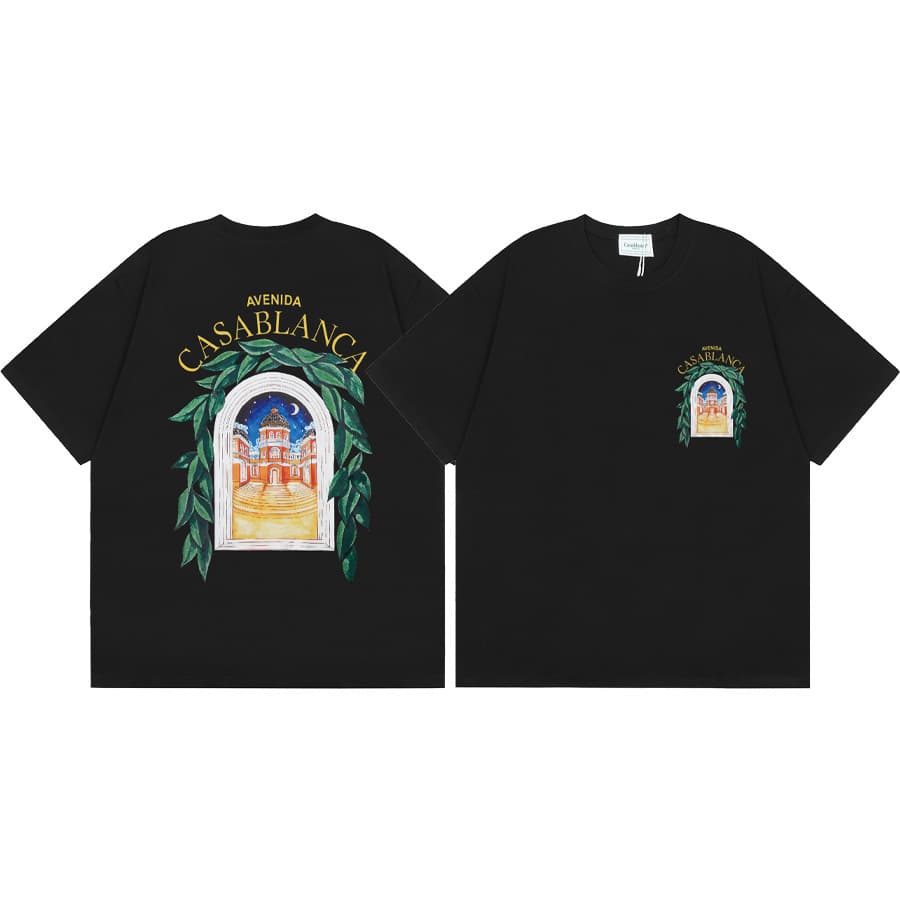 T-shirt ample à manches courtes pour hommes et femmes, imprimé printemps et été