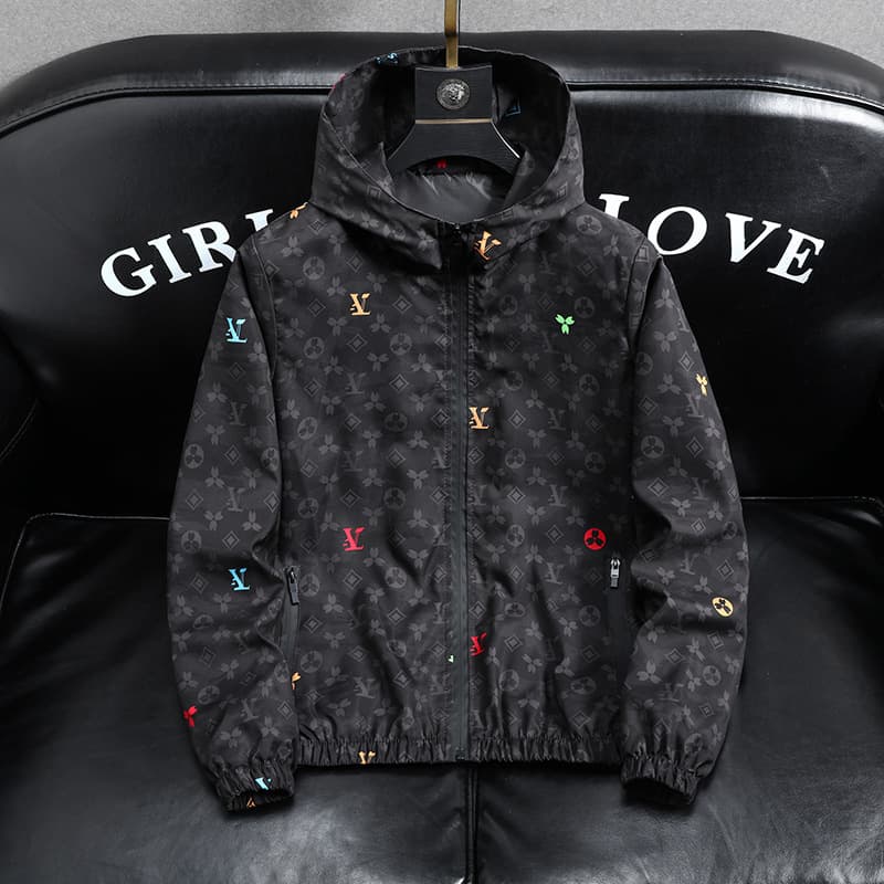 Veste à capuche homme style européen de luxe, coupe ample décontractée, grande taille, tendance