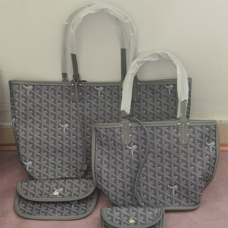 Sac cabas en édition limitée 2026, motif de dent de chien, 170e anniversaire, gris et rose, idéal pour les courses, les mamans et autres occasions