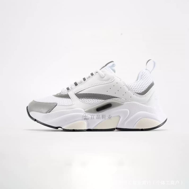 DIOR B22 Nouveau modèle européen D-Brand Sports Casual Semelle épaisse Mode Rétro Respirante Chaussures de papa rehaussantes pour hommes et