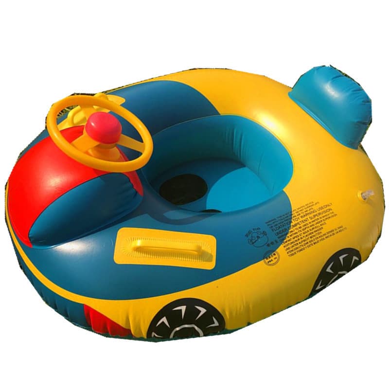 Large Thickened Car Horn Boat Direction Carting Cover Swimming Ring Baby Children Swimming Seat Ring