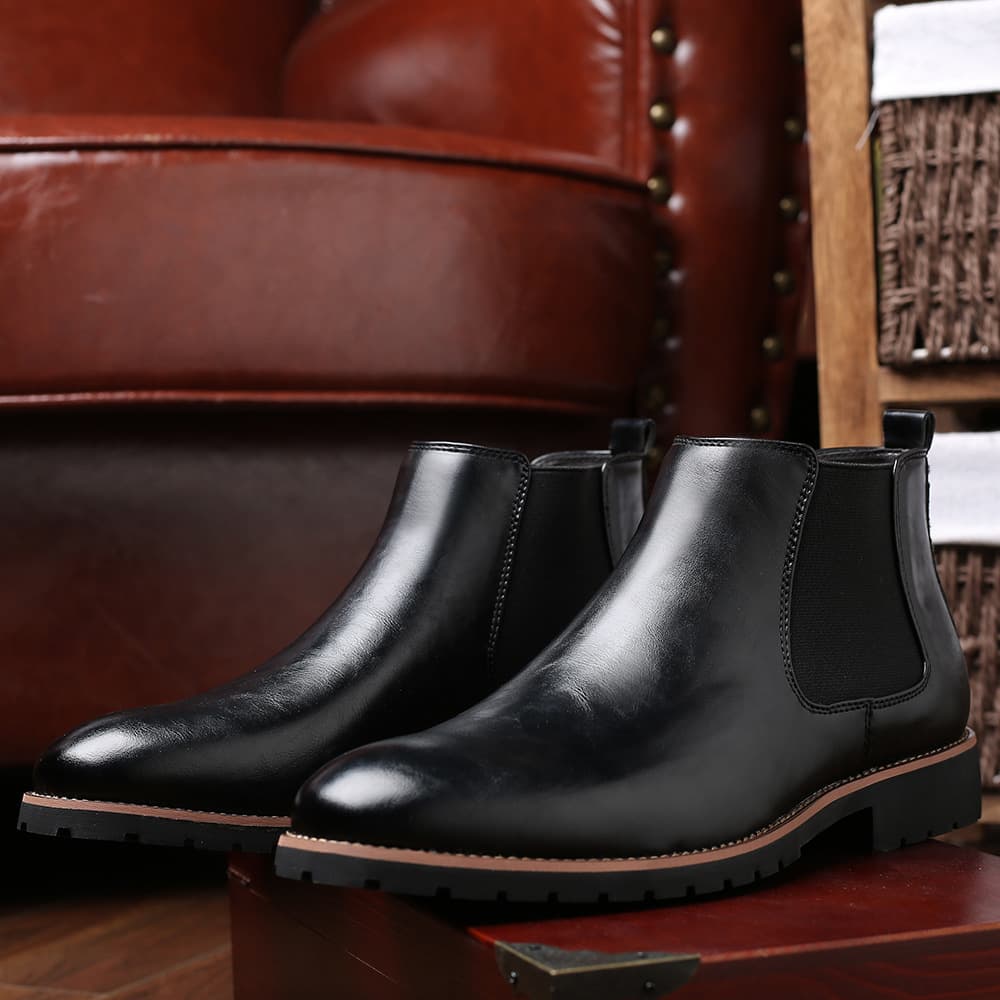 New men's foot set casual short boots men plus size men's boots