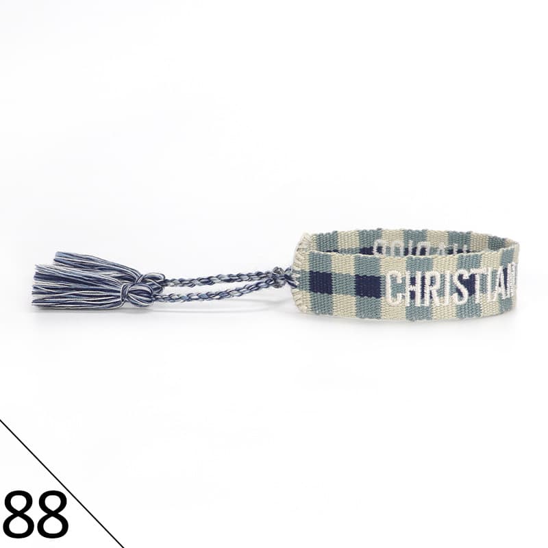 Bracelet unisexe tendance avec lettres tressées