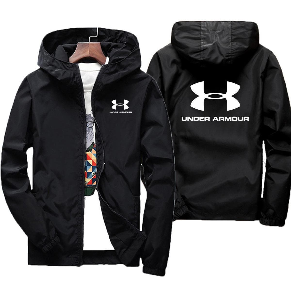 Veste à capuche tendance pour homme, coupe-vent ample et fine, coupe-vent élégant et coupe-vent pour jeunes
