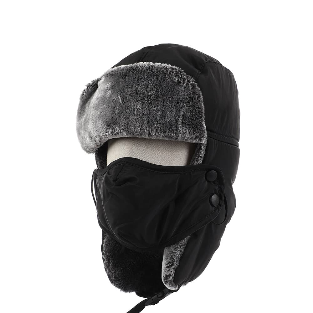 Trapper Hats Hat ring velvet Lei Feng hat thick warm Lei Feng hat winter riding ear protection Lei Feng hat