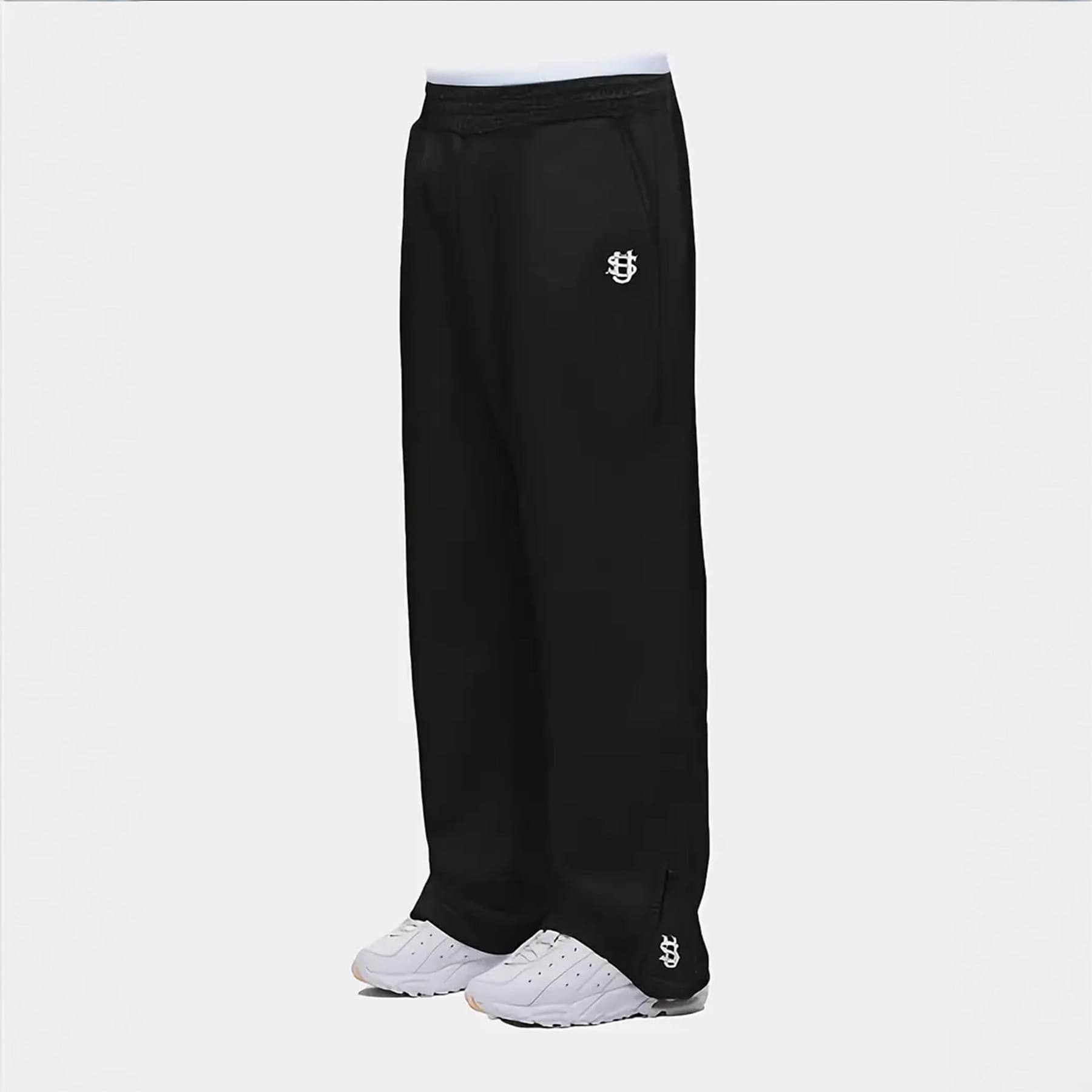 ​​Men's Vintage Embroidered Sweatpants – Retro Streetwear Joggers With Loose Fit (Black/Flower Gray/Dark Gray, S-XXL)​​