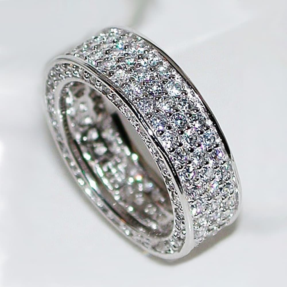 Cao Shi's Korean style internet celebrity temperament is full of stars in multiple rows and is adorned with zircon rings