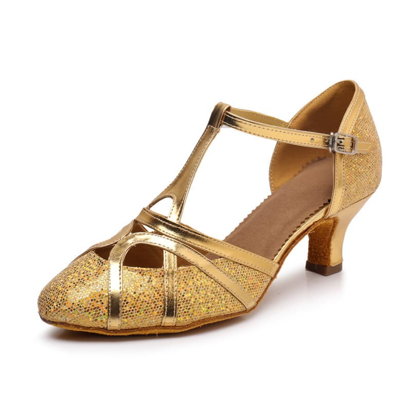 Chaussures de danse modernes à talons hauts pour femmes, chaussures de danse à semelles souples, chaussures de danse latine professionnelles d'int