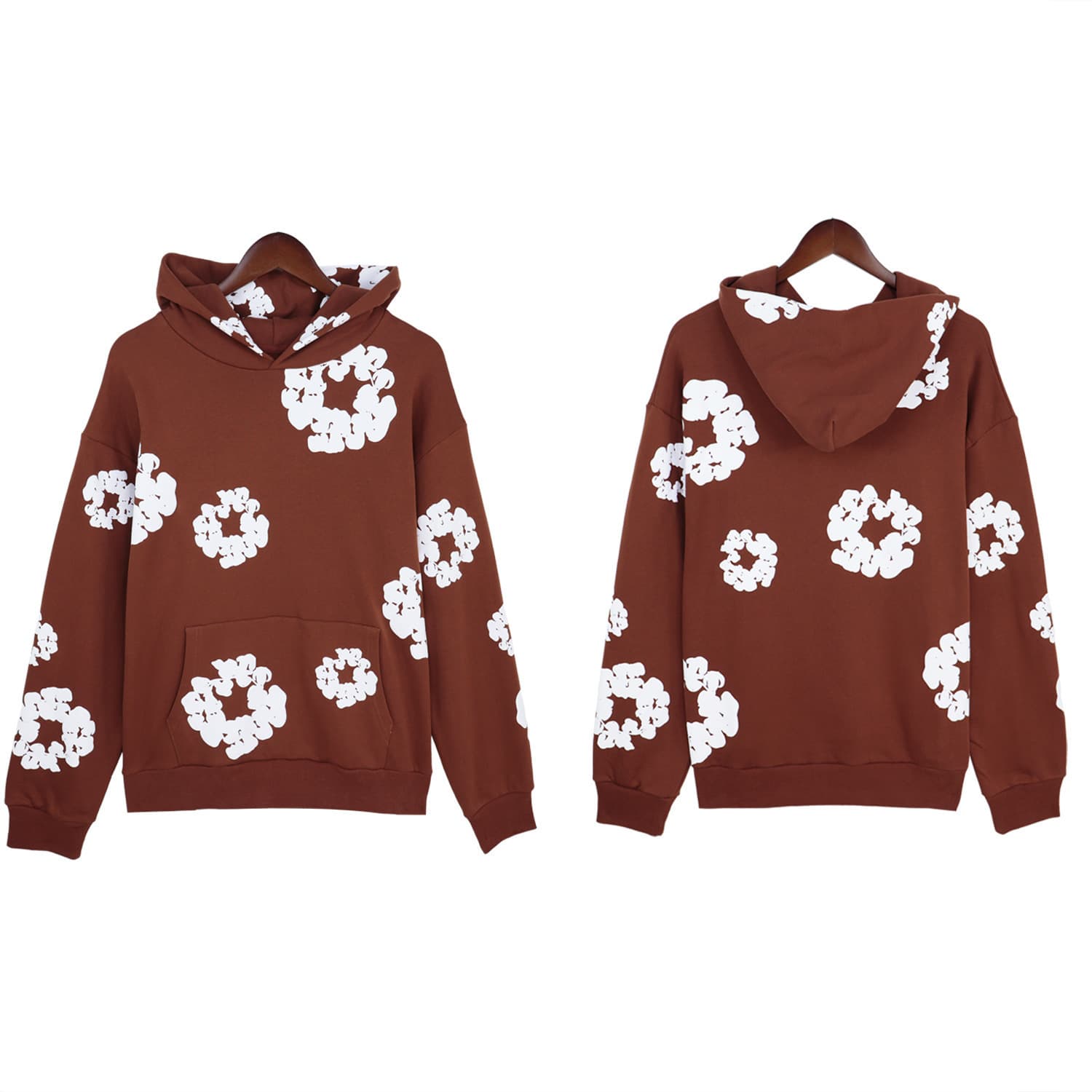 Sweat-shirt ample imprimé mousse, style streetwear hip-hop Y2K, marque de mode européenne et américaine 2026, pull décontracté pour homme et fem
