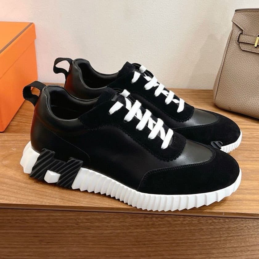 Chaussures tendance pour couples de la marque H, baskets décontractées confortables et polyvalentes en cuir véritable respirant et en maille,