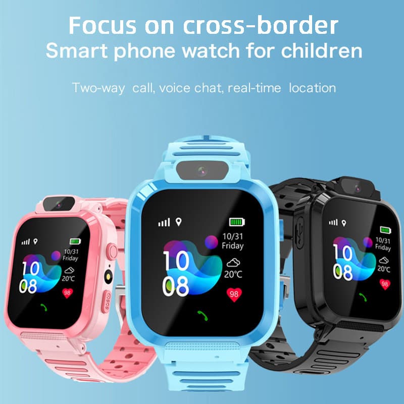 Mother & Kids Children's Phone Watch Photo Positioning Multi Language Children's Smart Watch