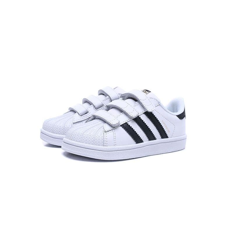 Chaussures pour enfants Gold Label Shell Head, garçons et filles, à scratch, antidérapantes, sport et loisirs, basses, semelle souple, style skate