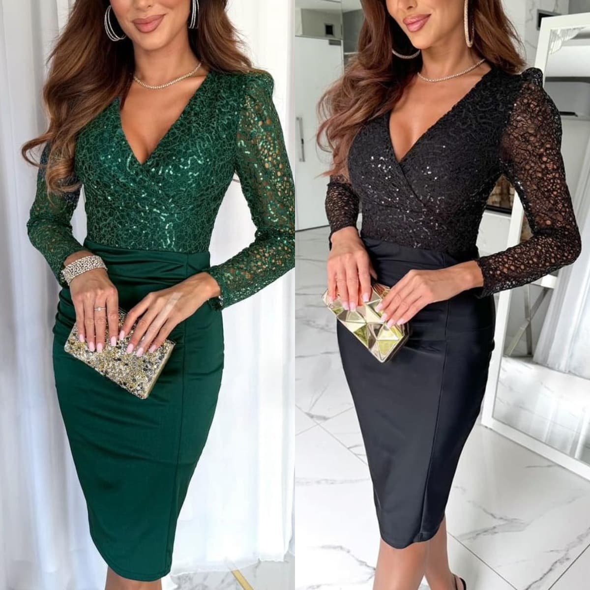 Women's Clothing dress new sexy sequin dress female