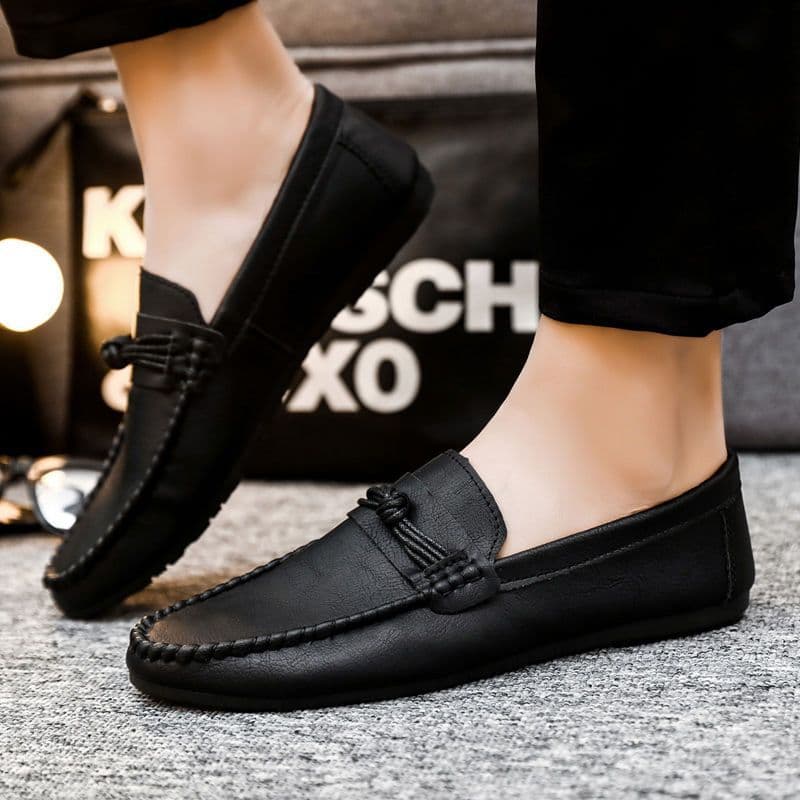 2025 New Fashion Loafers Men Summer Trendy Casual Sneakers British Style Men's Low-top Business Leather Shoes