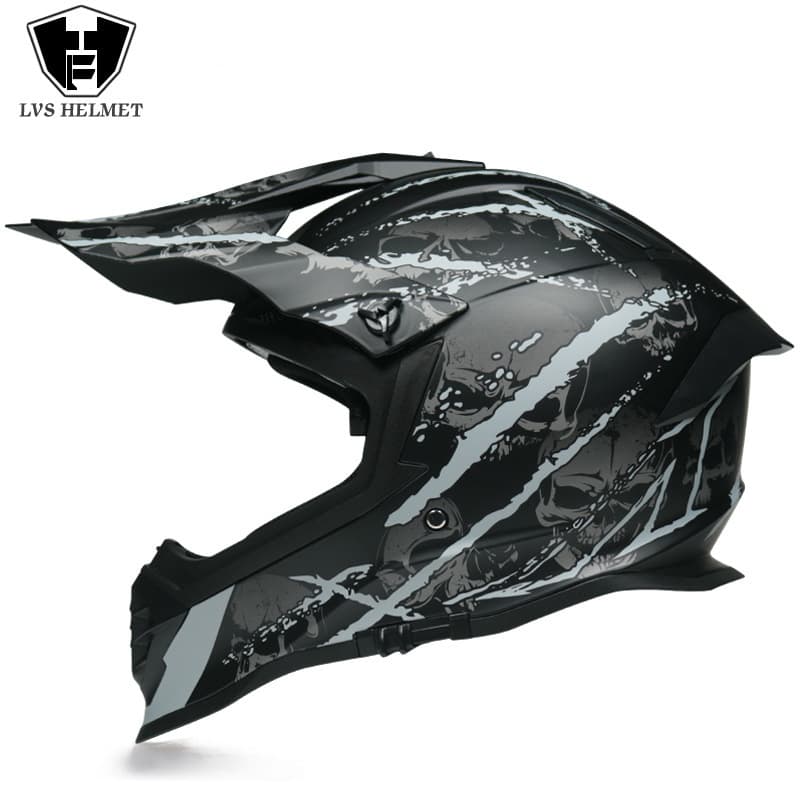 New off road rally helmet double lens road rally full helmet motorcycle long distance men and women four seasons universal LVS