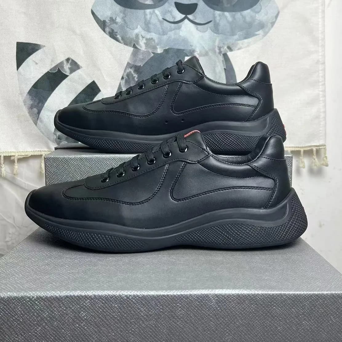 Chaussures de course à bout rond pour femmes, en cuir véritable de haute qualité, confortables, en cuir verni, commerce transfrontalier internatio