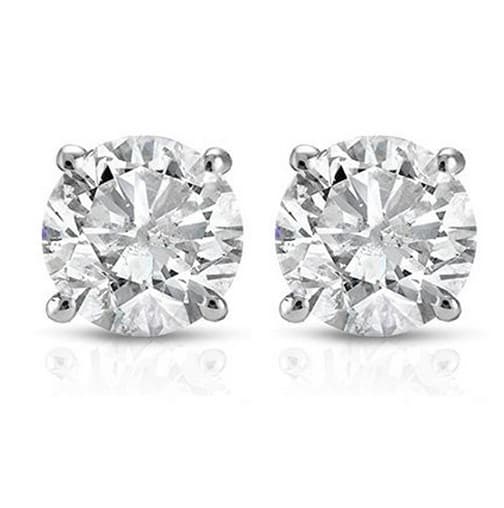 Jewelry Four-claw AAA Zircon Strong Magnetic Magnet Earrings For Men And Women Magnetic Magnet Stone Earrings