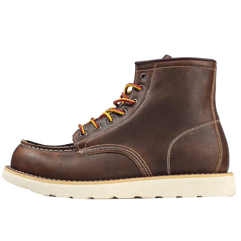 European Warm Series American Style 875 Martin For Men, Mark Head Work Boots, Casual Crazy Horse Leather Men's Boots