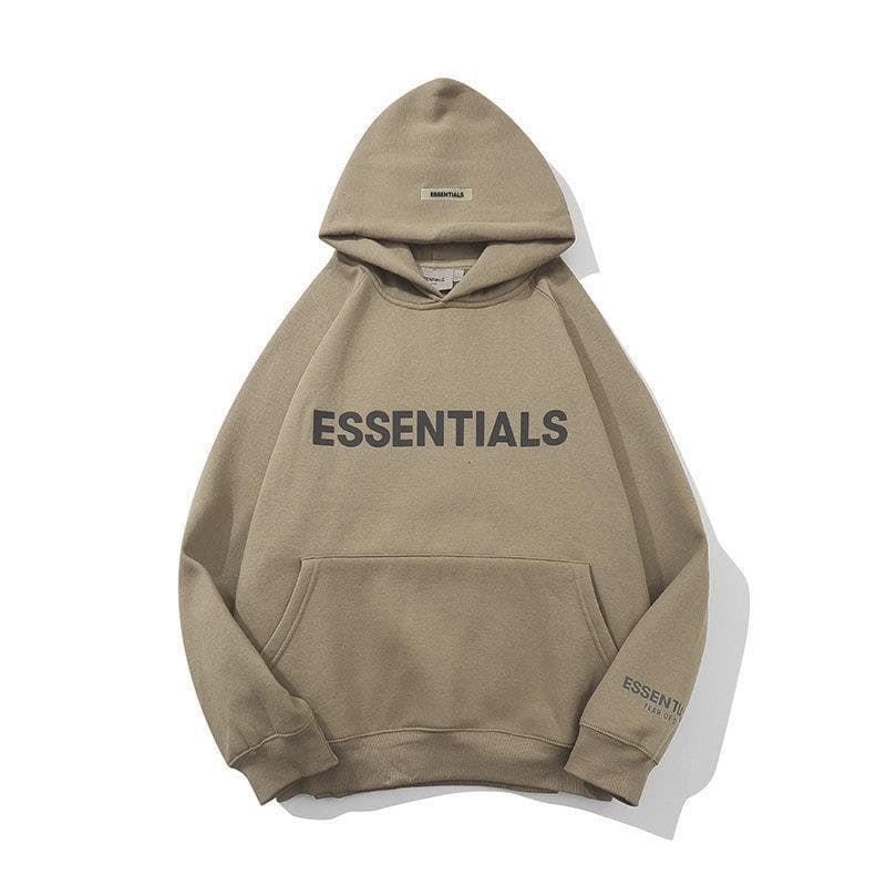 Trendy Brand Double Line Essentials Trendy New Chest Letter Pressé Adhésif Sweat à Capuche Tendance