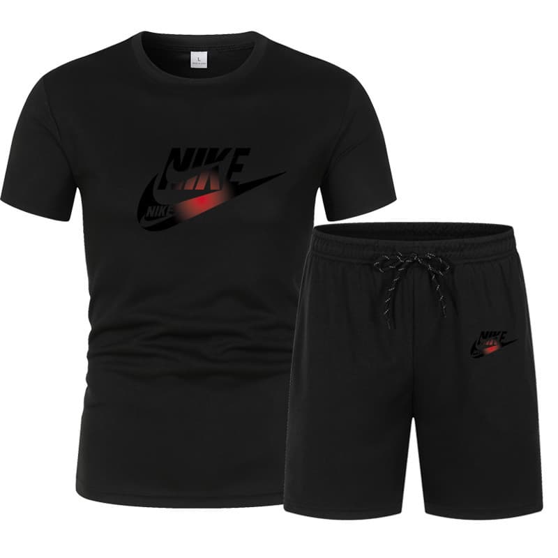 2023 été hommes ensemble imprimé à manches courtes T-shirt décontracté sport Jogging Shorts ensemble mode rue mode marque vêtements