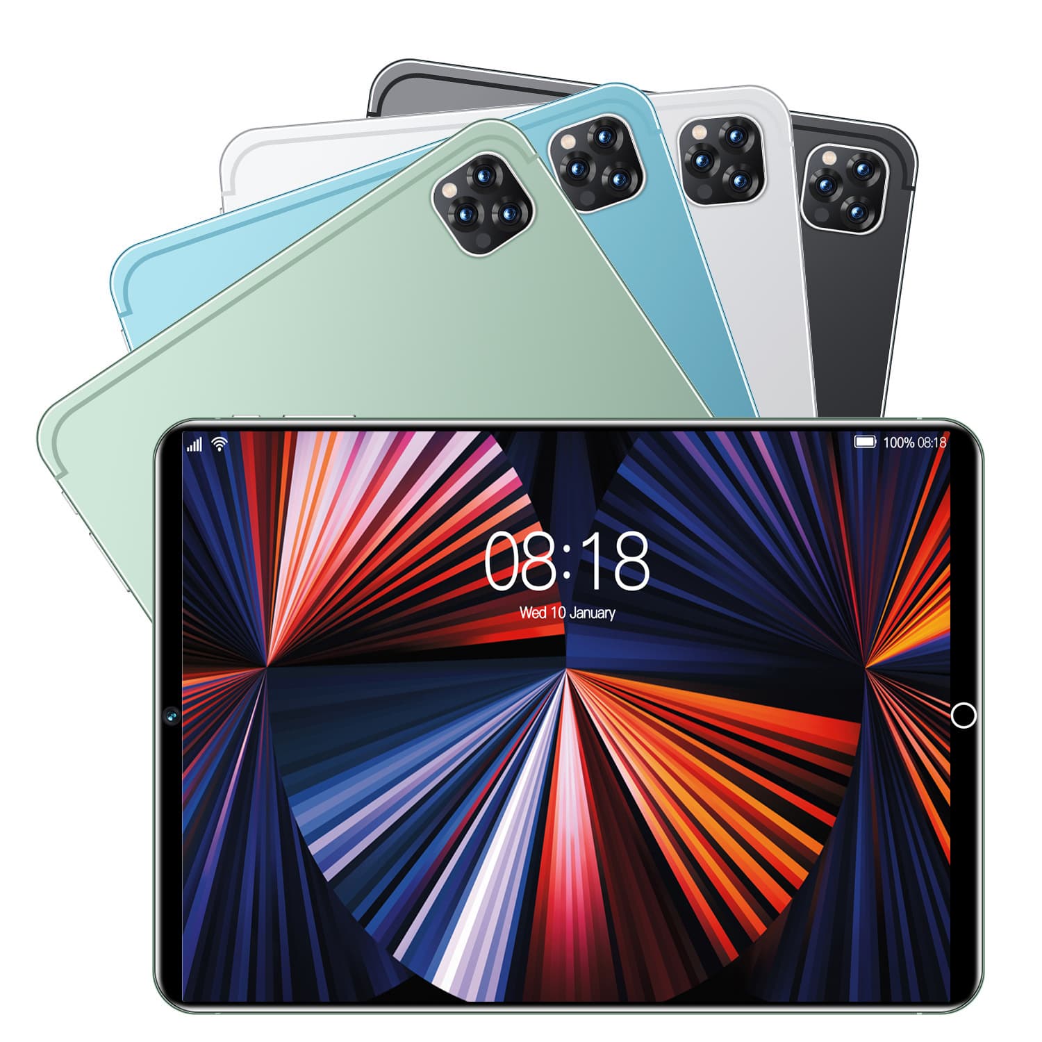 10-inch Android Tablet Pro - 2-in-1 Convertible Design With SIM Card Slot & 4G LTE (2GB RAM, 16GB Storage, Global Version)