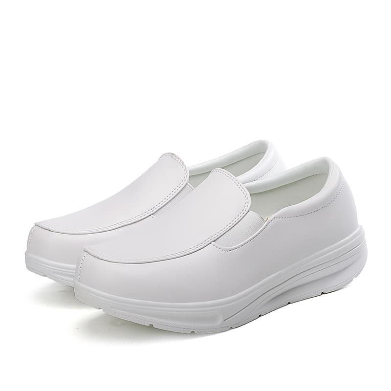 New Casual Summer Nurse Shoes Lightweight Thick Soles Heightening Cover Foot Sports Shoes For Women