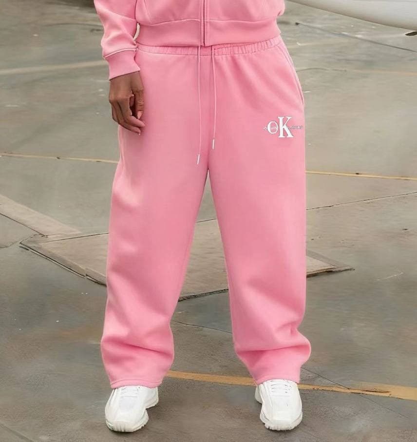 Costume décontracté ample à fermeture éclair, imprimé OK, style rétro européen et américain pour homme, collection 2026, tendance créative t