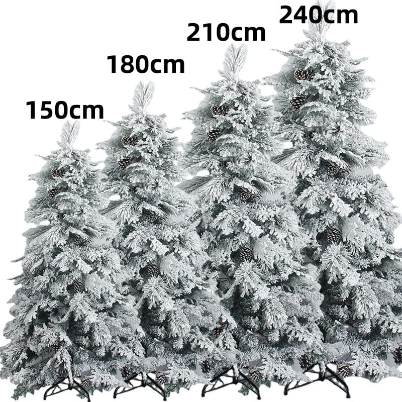 Christmas Large pine needle large PE pine fruit Snow Christmas tree shopping mall Christmas Christmas ball decoration simulation tree