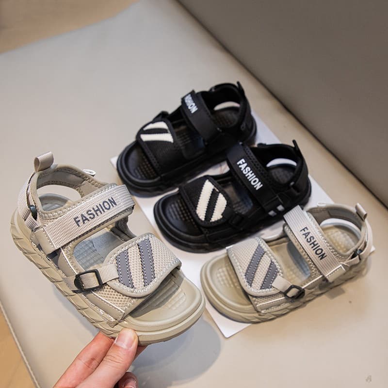 Mother & Kids Children's Sports Sandals Stylish Breathable Summer Shoes For Boys Medium And Large Size Soft Sole Beach Footwear