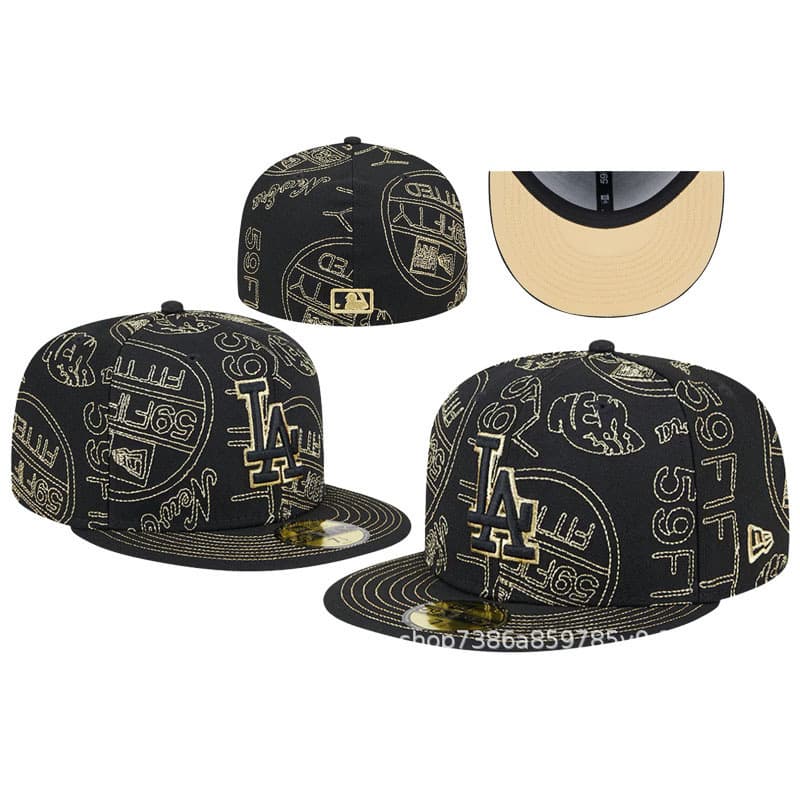 Casquette brodée d'ange, non ajustable, style décontracté, collection Yankees de New York, Los Angeles, en vente en gros.