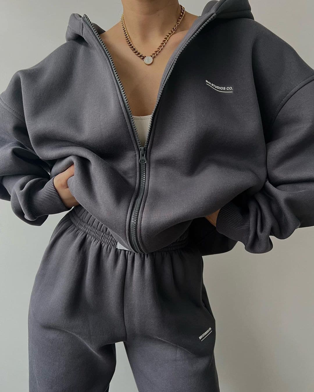 Women's Long Sleeve Plus Fleece Hoodie Trousers Casual Fashion Print Hooded Suit