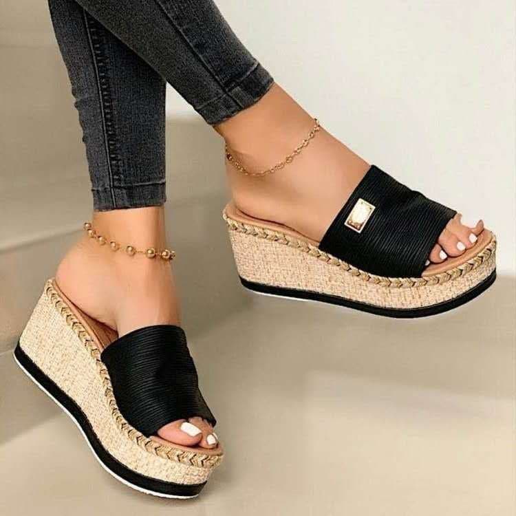 New Plus-size Platform Wedge Sandals For Women