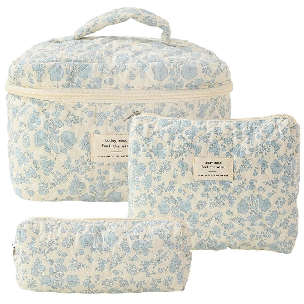 Women's Bags Small Fresh Cute Cotton Cosmetic Bag Niche Portable Wash Storage Bag Floral Cute Box Bag Box