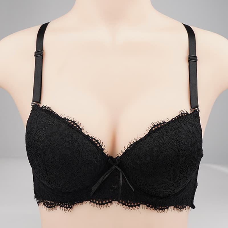 Women's Lace BraSteel Ring Massage Bra Sexy Fashion Bra Gather Underwear Collect Secondary Breast