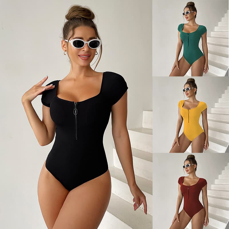 2023 One Piece Swimwear New Women's Conservative Swimwear Swimwear