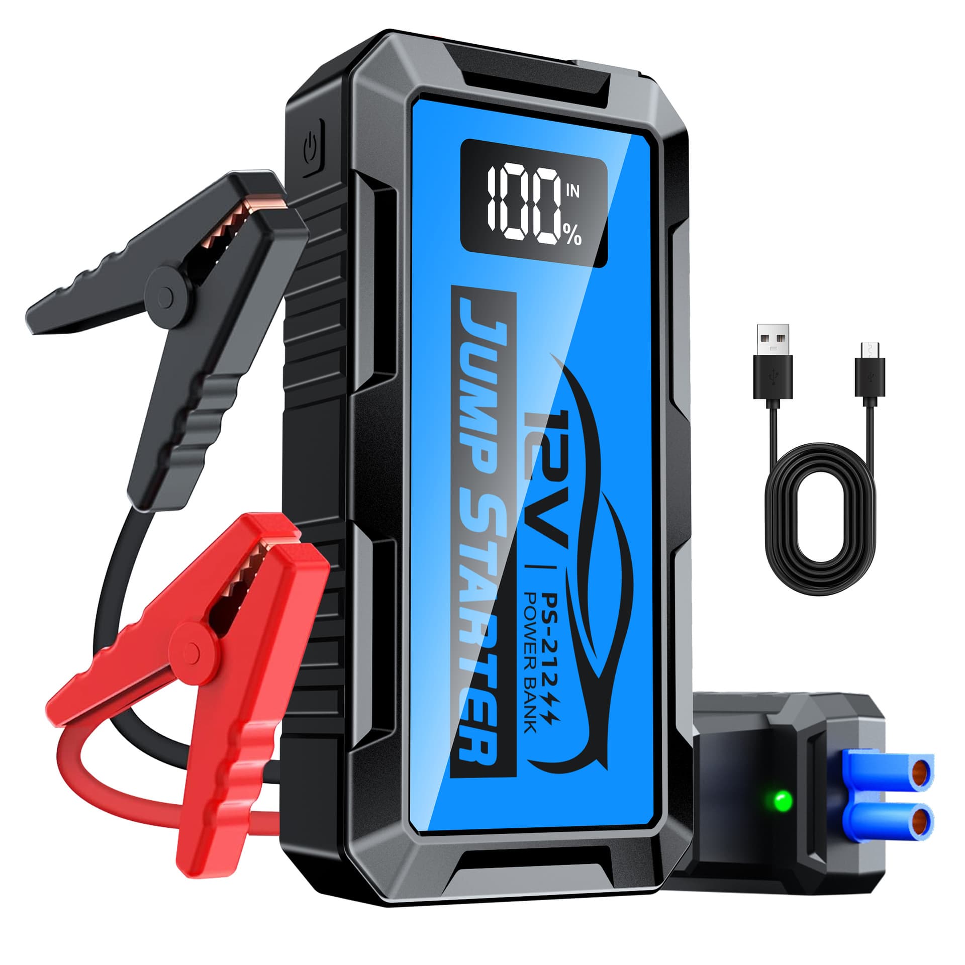 Hot-Selling Emergency Jump Starter Power Bank 12V 5000A Large Capacity Car Battery Ignition Tool