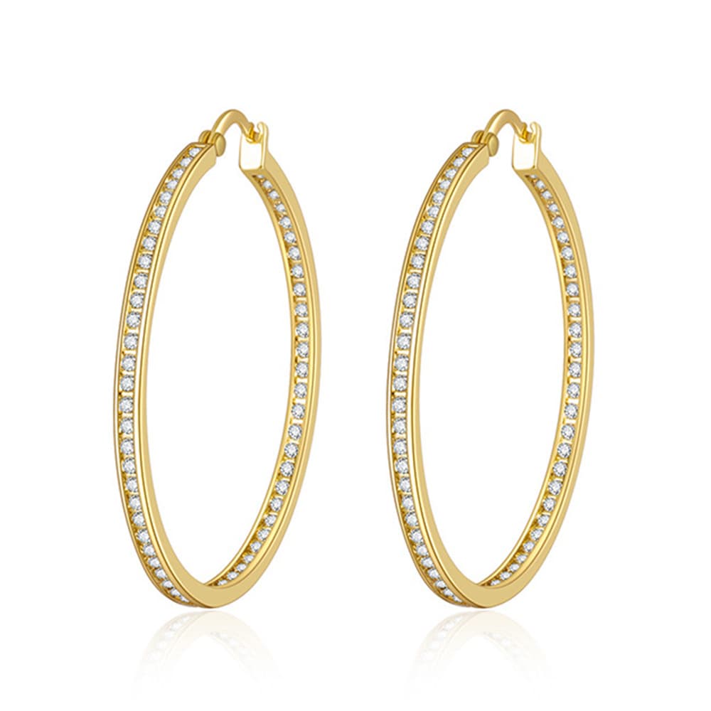 Silver Earrings High End Luxury Fashion Earrings Personalized Zircon Jewelry Earrings