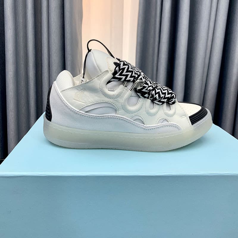 Nouvelles chaussures de course antidérapantes Curb Couple à semelle épaisse et color block