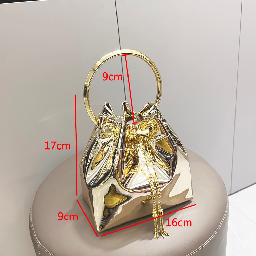 Women's Evening Clutch Purses And Handbag Designer Shoulder Bag Bucket Purse Female Banquet Payty Bag