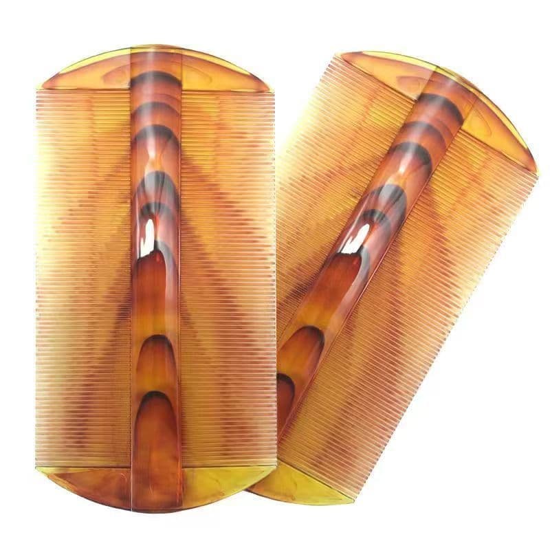 Old Brand Horn Durable Fluffy Anti-Dandruff Household Lice Removal Dense Tooth Beauty Massage Comb