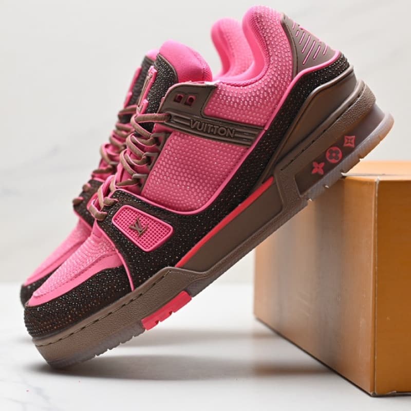 Baskets montantes Lujia, chaussures de sport tendance à imprimé diamant, style couple, tendance et polyvalentes, pour hommes