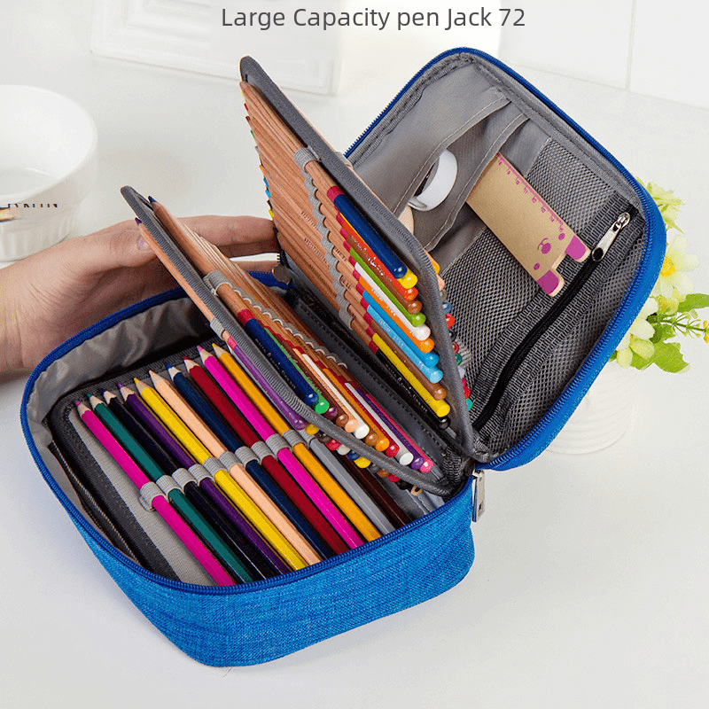 Spot Amazon Waterproof Pencil Case 72 Color 120 Hole Large Capacity Sketch Detachable Pencil Case Pencil Case