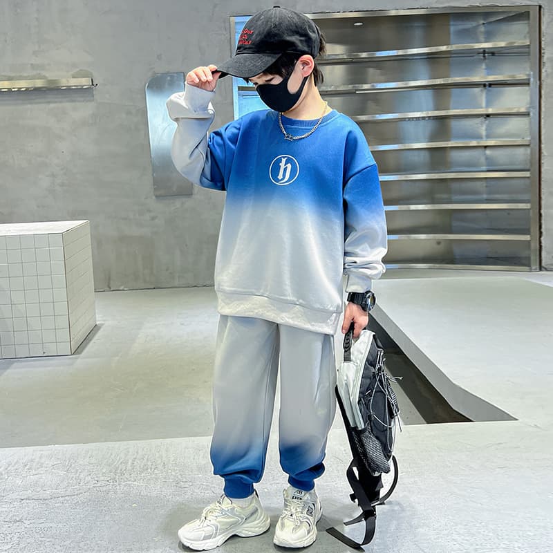 Mother&Kids Boys' Suit Children's Stylish Boys' Hoodie Tracksuit