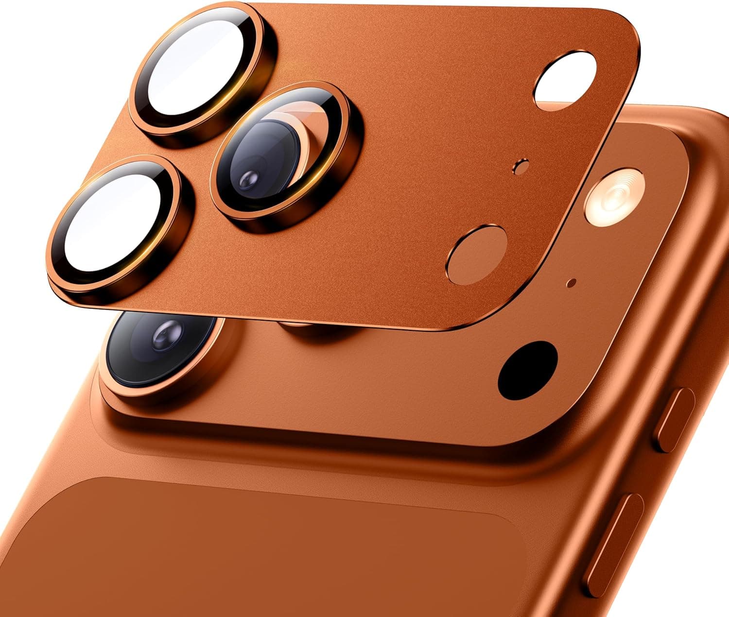 For Phone 17 Pro Max 17Air Camera Lens Protector Strong Adsorption Metal 9H+ Tempered Glass Camera Screen Full Protective Cover