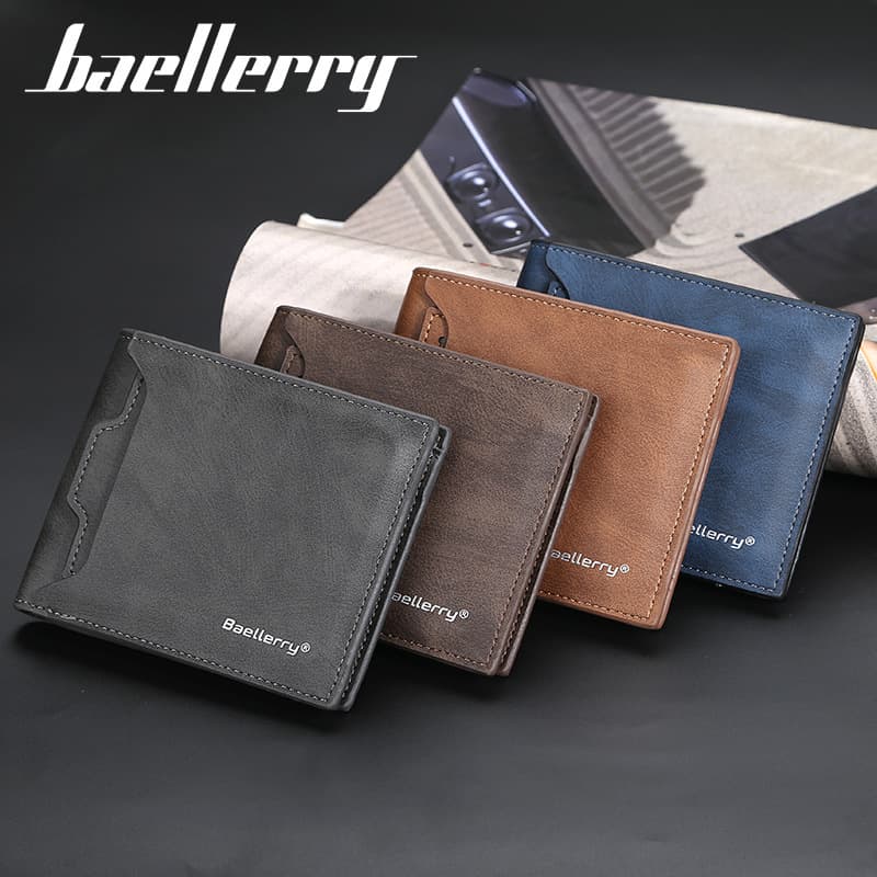 Wallet/Men's Multi-Card Short Card Holder/Fashion Open Horizontal Coin Purse/Birthday Gift