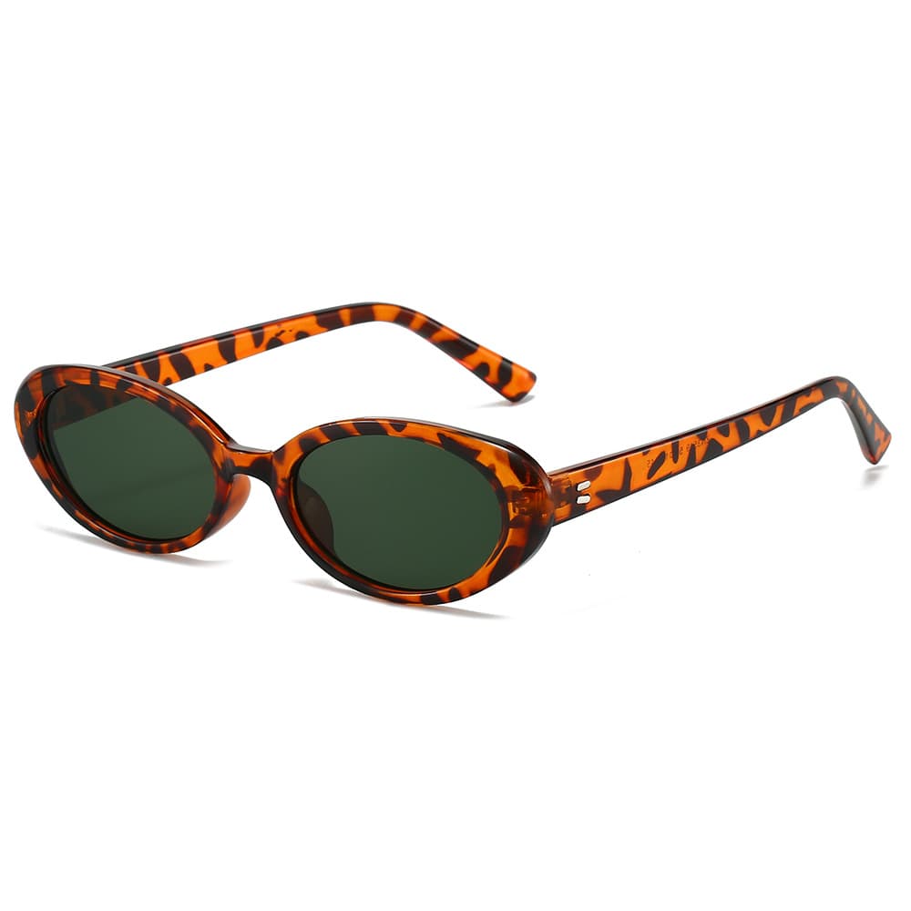 Retro Oval Small Frame Sunglasses Trendy Vintage Style Eyewear Fashionable Unisex Sunglasses Lightweight UV Protection Classic Small Round Sunglasses