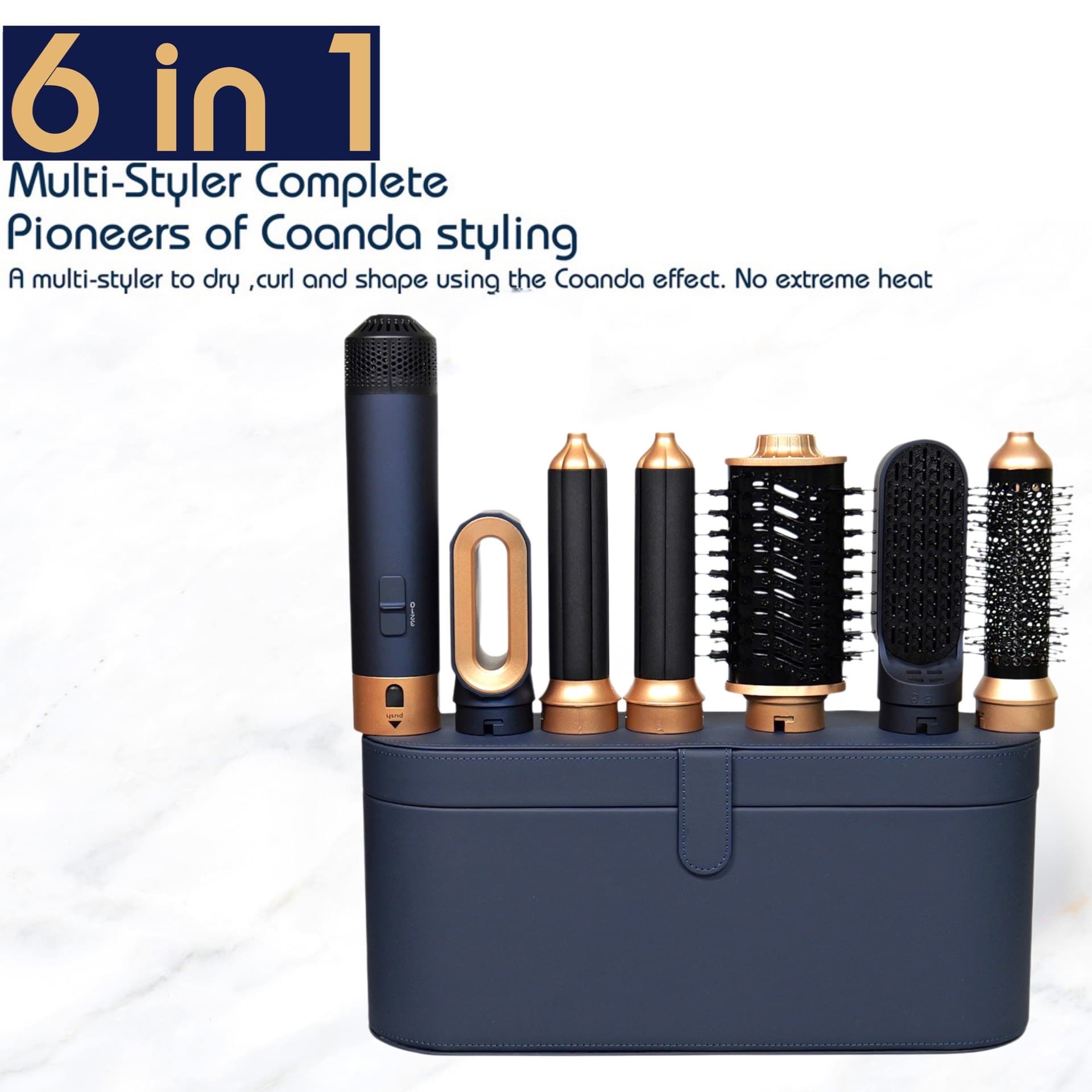 six in one curling iron hot air comb multi function hair dryer automatic curling iron six in one hair styling tool