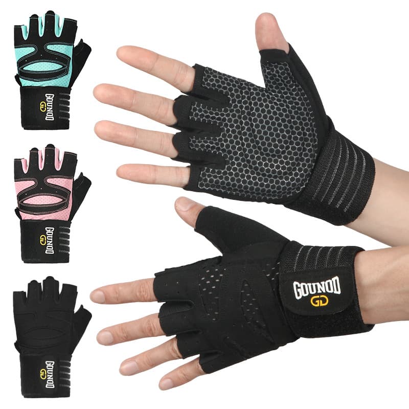 fitness gloves extended and widened wrist guards half finger gloves barbell equipment weightlifting fitness sports protection